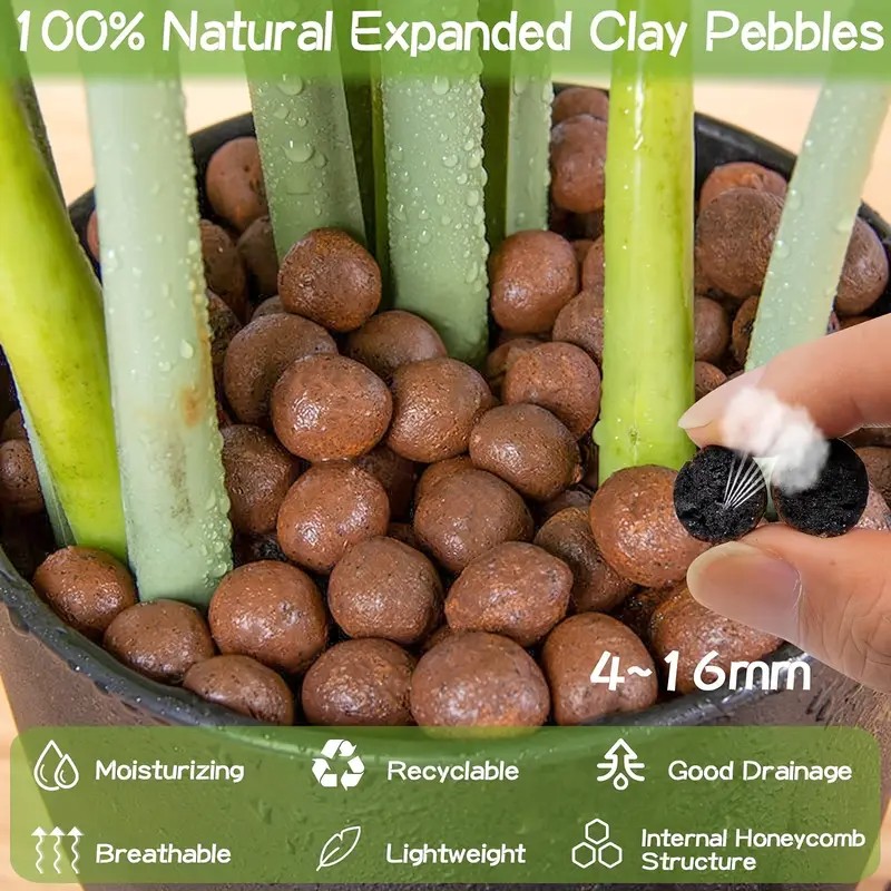 1LB Reusable Hydroponic Clay P - đánh giá và giá Clay Pebble Growing