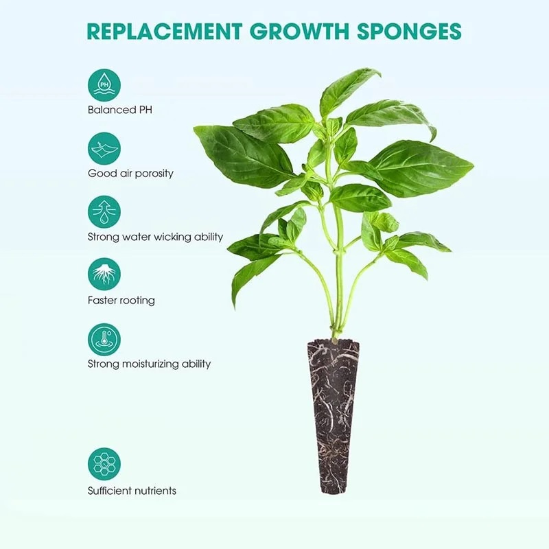 100Pcs Seed Grow Sponges Repla - đánh giá và giá Net Pot 3 Inch