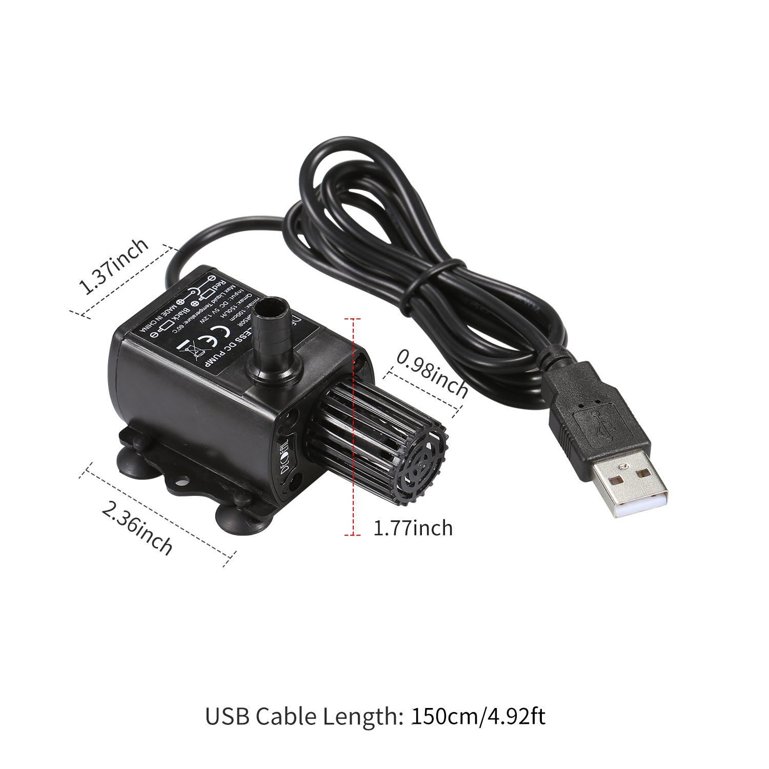 DECDEAL USB Water Pump with St - đánh giá và giá Water Pump Submersible Mini