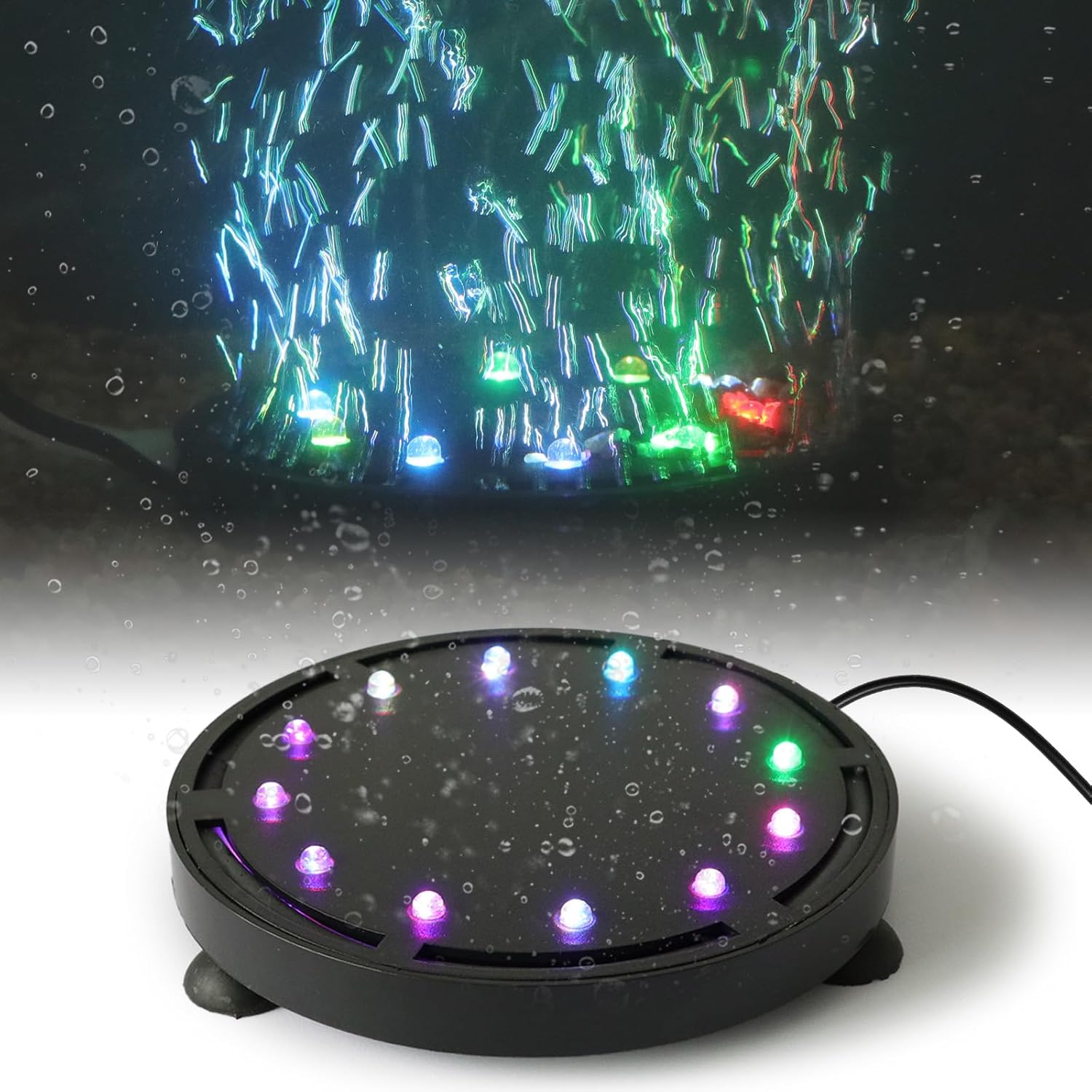 Aquarium Bubble Light 9/12 LED - đánh giá và giá Air Stone Diffuser