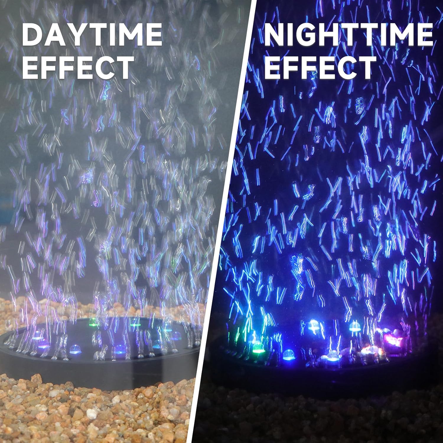 Aquarium Bubble Light 9/12 LED - đánh giá và giá Air Stone Diffuser