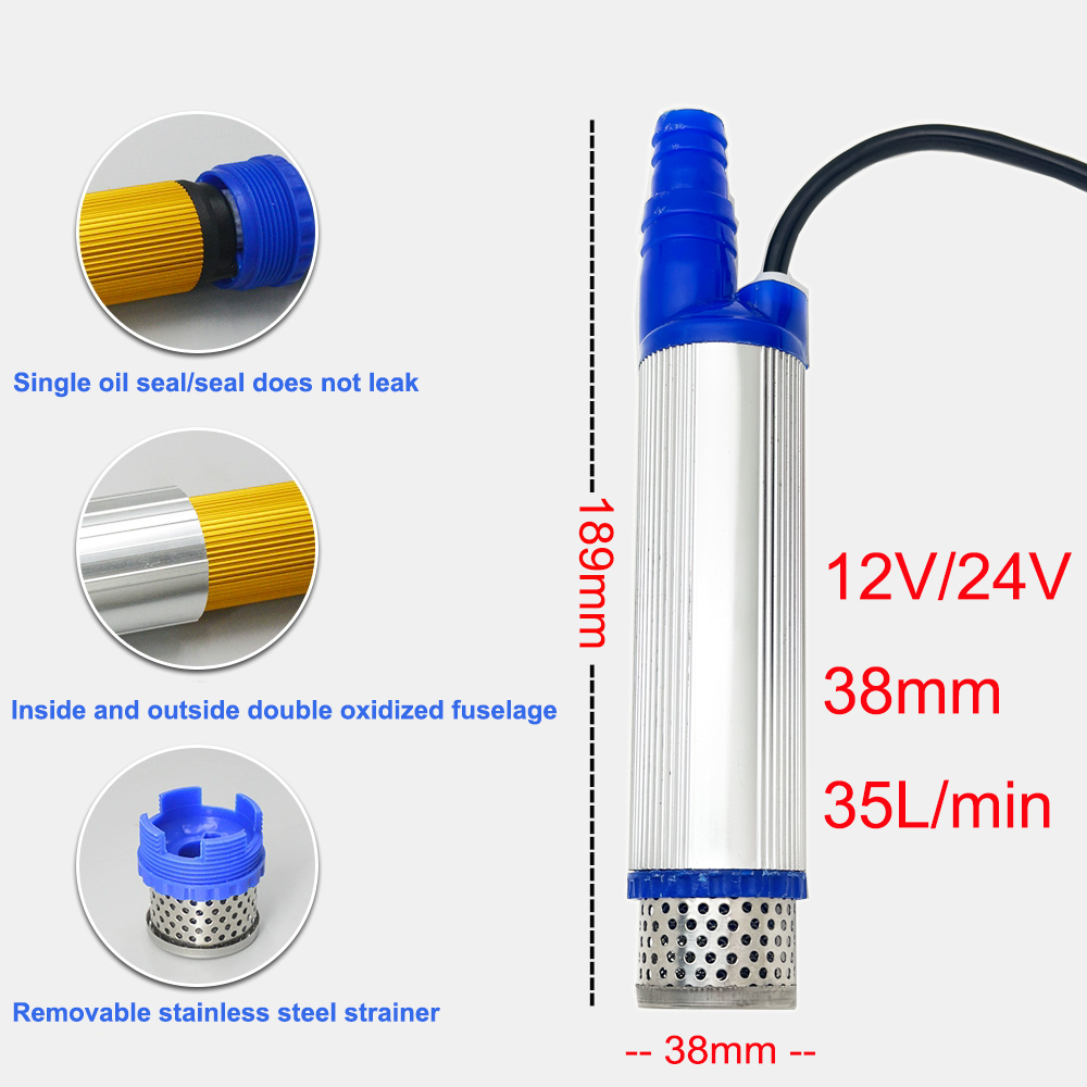 Electric Car Pump 38mm Portabl - đánh giá và giá Water Pump Submersible Mini