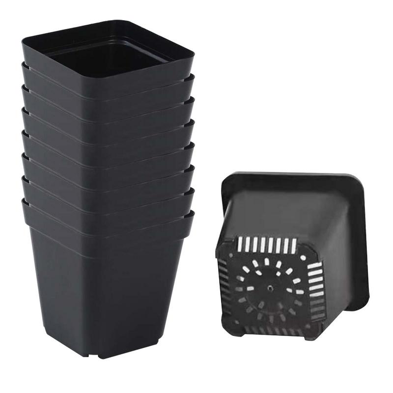 Seedling Pots 50Pcs Square Pla - đánh giá và giá Net Pot 3 Inch