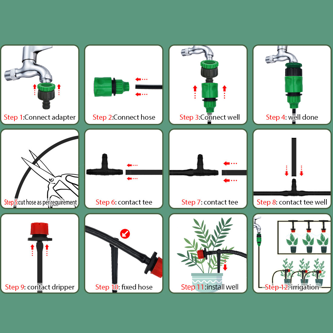 Greenhouse 15M-30M DIY Drip Ir - đánh giá và giá Urban Farming System