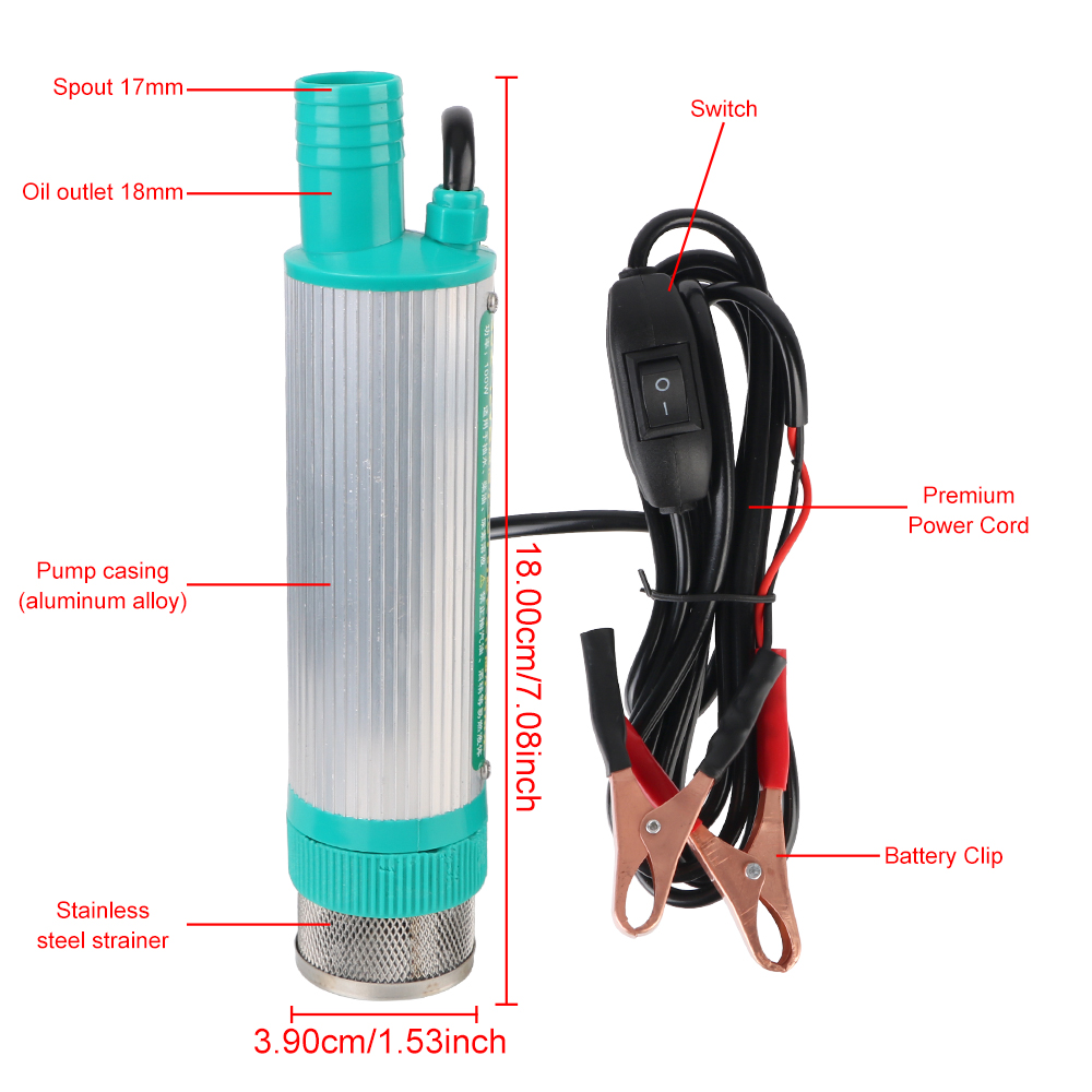 30L/min Mini For Pumping Diese - đánh giá và giá Water Pump Submersible Mini