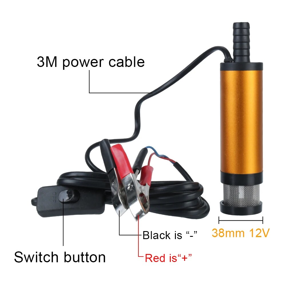 Car Electric Oil Pump Aluminum - đánh giá và giá Water Pump Submersible Mini