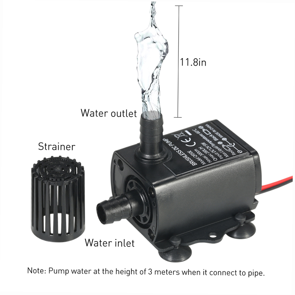 Ultra-quiet Mini USB DC5V 4.8W - đánh giá và giá Water Pump Submersible Mini