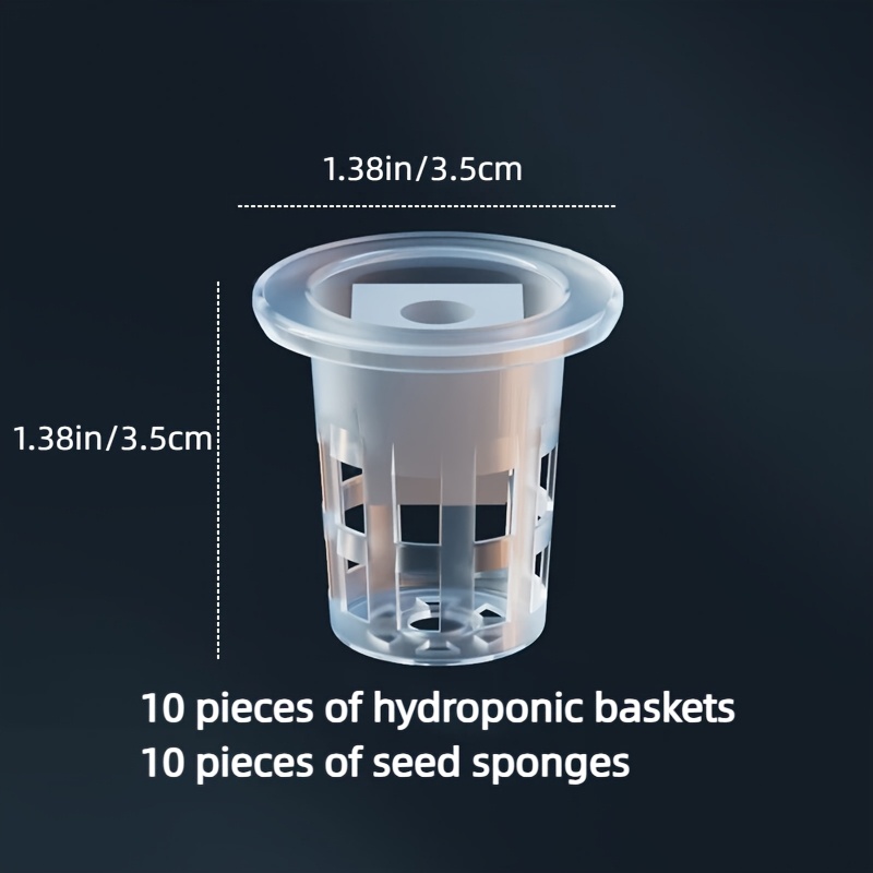 10pcs Hydroponic Seedling Bask - đánh giá và giá Net Pot 3 Inch