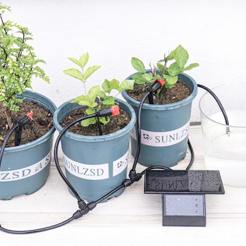 WIFI Solar Automatic Watering  - đánh giá và giá Urban Farming System
