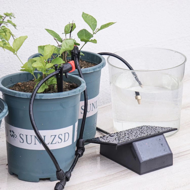 WIFI Solar Automatic Watering  - đánh giá và giá Urban Farming System