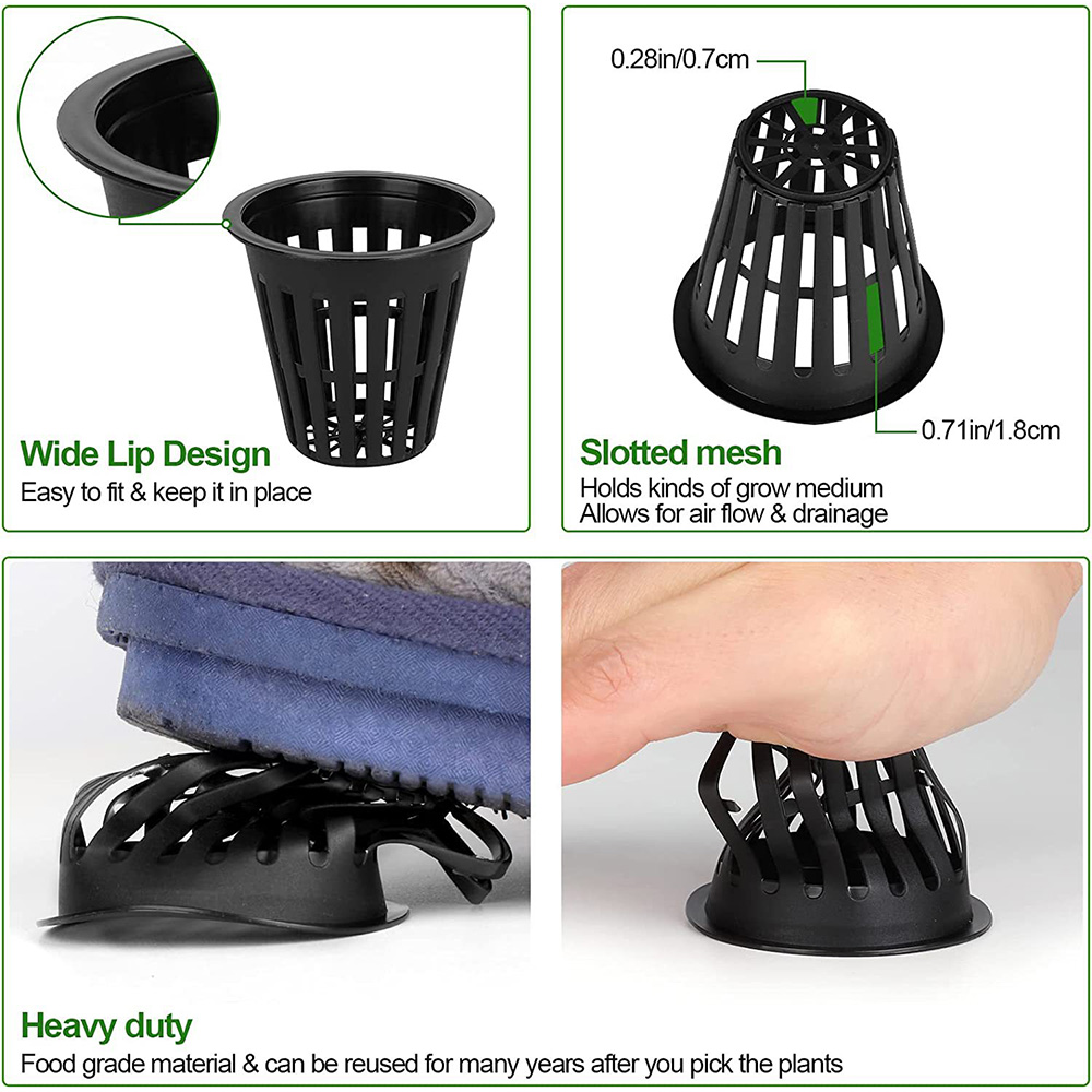 2inch Garden Nursery Pots Plan - đánh giá và giá Net Pot 3 Inch